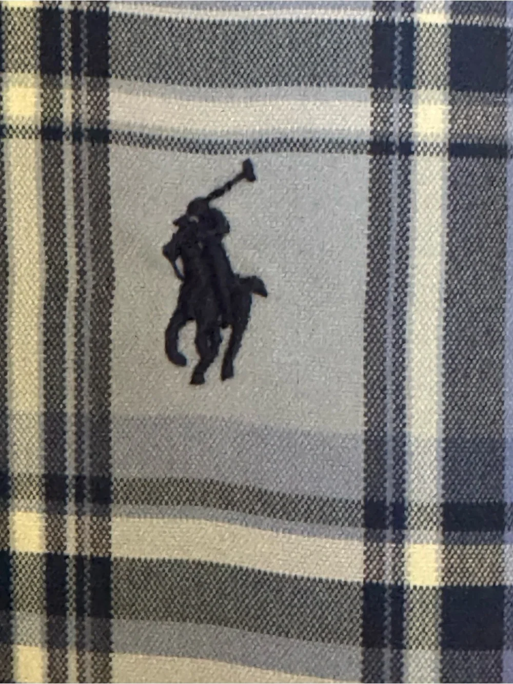Polo by Ralph Lauren Light Blue Plaid Button-Down Shirt 4XL